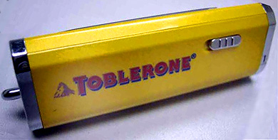 toblerone mp3 player
