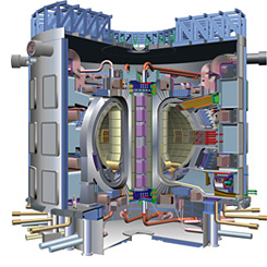 ITER Fusion Reactor (Image courtesy Iter.org)