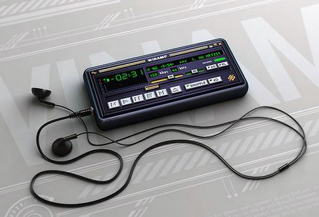 winamp mp3 player concept