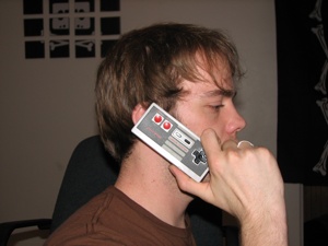 nes controller cellphone mod
