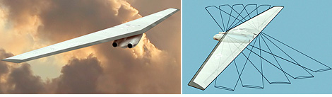 Supersonic Shape-Shifting Bomber (Image courtesy Popular Science)
