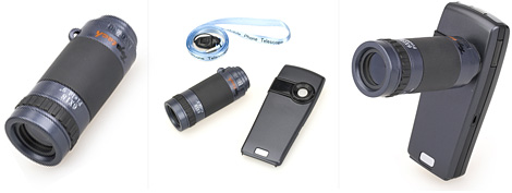 Mobile Phone Telescope (Images courtesy Brando.com.hk)