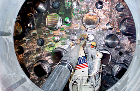 National Ignition Facility Laser (Image courtesy Popular Science)