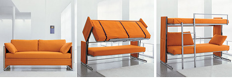 Doc Sofa Bunk Bed (Images courtesy BonBon Trading)