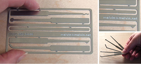 Legendary Computer Hacker Kevin Mitnick S Business Card Is Actually You Can Do A Google Image Search For Lockpicking Business Card Proof