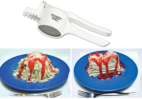 Spaghetti Ice Cream Maker (Images courtesy The Lighter Side)