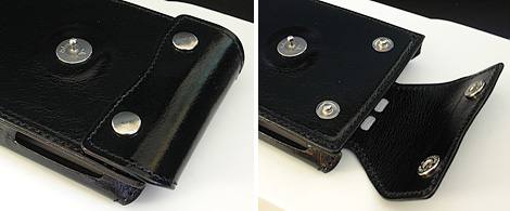Vaja Nokia E61 Leather Case (Image property of OhGizmo)