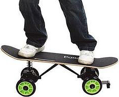 Push-Free Skateboard (Image courtesy Hammacher Schlemmer)