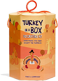 Turkey In A Box Decorating Kit (Image courtesy PlumParty)