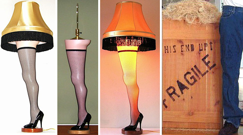 A Christmas Story Leg Lamp (Images courtesy Leg-Lamp.com)