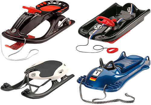 Volkswagen Snow Sleds (Images courtesy VW)