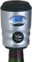 Wine Bottle Vacuum Seal (Image courtesy The Sharper Image)