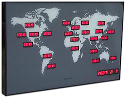 World Time Clock (Image courtesy Crazy About Gadgets)