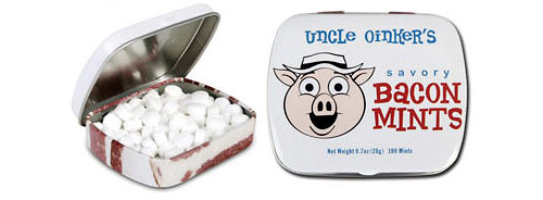 Uncle Oinker's Bacon Mints (Image courtesy Perpetual Kid)