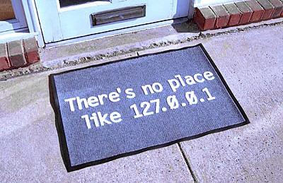 No Place Like "Home" Door Or Floor Mat (Image courtesy ThinkGeek)