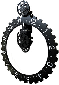 Wall Gear Clock (Image courtesy Contemporary Heaven)