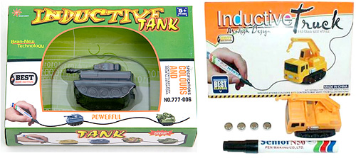Inductive Tank & Truck (Images courtesy Germes-online.com & Hobbytron.com)