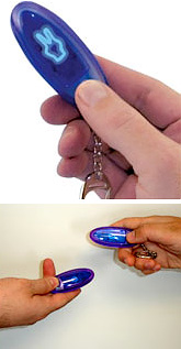 Electronic Rock, Paper, Scissors Game (Image courtesy PrankPlace Novelties Inc.)