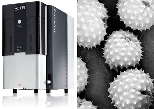 Phenom Scanning Electron Microscope (Images courtesy FEI Company)