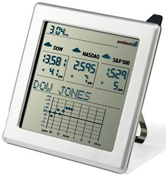 Wireless Stock Market Reporter (Image courtesy Hammacher Schlemmer)