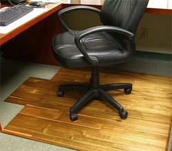 Hardwood Office Chair Mat (Image courtesy Hammacher Schlemmer)