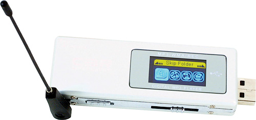 MP3 Player with Built-in FM Transmitter (Image courtesy Maplin)