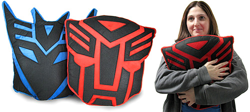 Transformers Pillows (Images courtesy ThinkGeek)