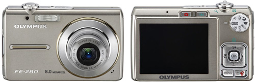 Olympus FE-280 (Images courtesy DPreview.com)