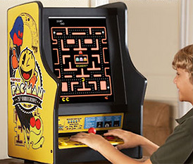 Pac-Man/Galaga Tabletop Game (Image courtesy Brookstone)