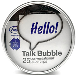 Talk Bubble Paperclips (Image courtesy MoMA Store)