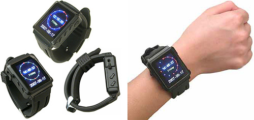 Wrist Watch MP4 Player With FM Transmitter, 4GB (Images courtesy Gadget-usb.com)