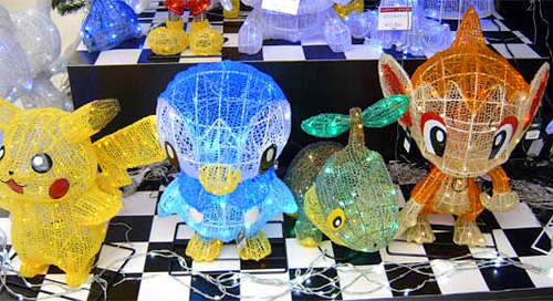 Pokemon Christmas Decorations (Image courtesy Siliconera)