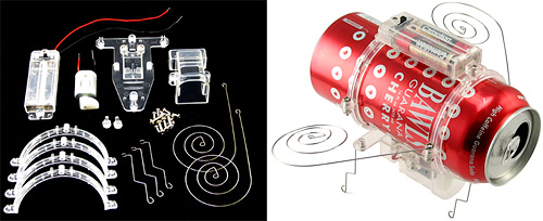 Soda Can Robot Kit (Images courtesy ThinkGeek)