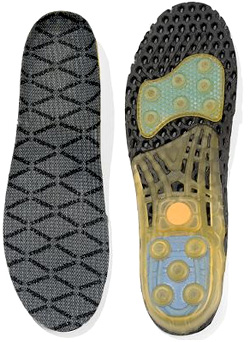 Titanium Spring Loaded Insoles (Image courtesy Hammacher Schlemmer)