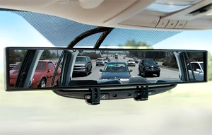 No Blind Spot Rear View Mirror (Image courtesy Hammacher Schlemmer)