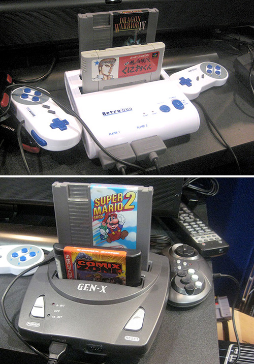 Retro Console Clones (Images courtesy Wired Gadget Lab)