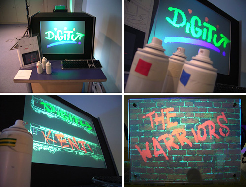 Digiti Digital Graffiti (Images courtesy Kenji Ko)