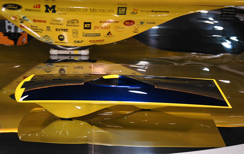 University of Michigan Solar Car Team Continuum (Image property of OhGizmo!)