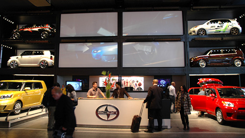 NAIAS08 - Scion Booth (Image property OhGizmo!)