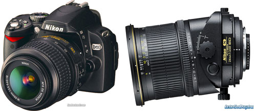 Nikon D60, Tilt/Shift