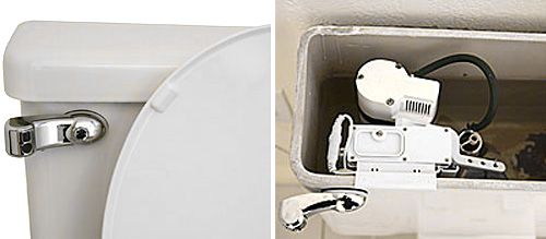 iTouchless Sensor Flush (Images courtesy iTouchless)