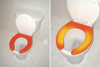 Thermochromatic Toilet Seat