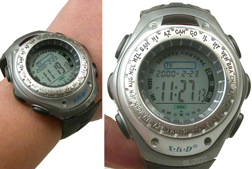 World Time Zone TV Remote Control Watch (Images courtesy Vavolo)