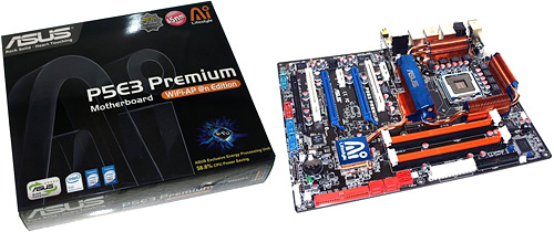 ASUS P5E3 Premium Motherboard (Images courtesy ASUS)