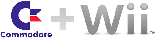 Commodore 64 + Nintendo Wii (Logos courtesy their respective owners)