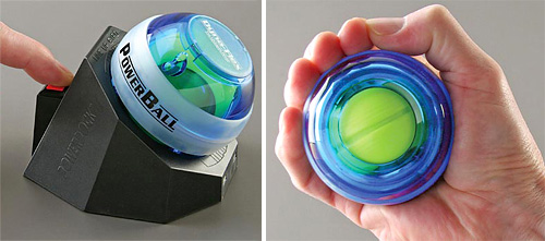 Dynaflex Powerball Docking Station (Images courtesy Edmund Scientific's)