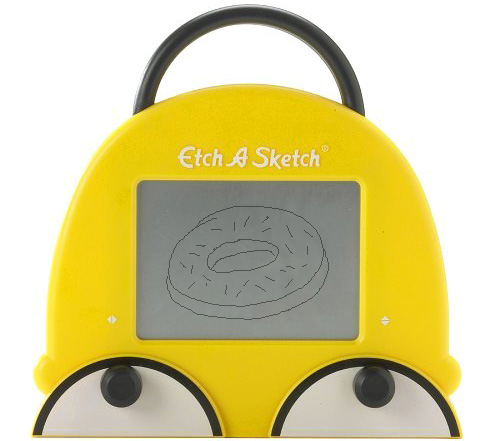 Homer Simpson Etch A Sketch (Image courtesy Perpetual Kid)