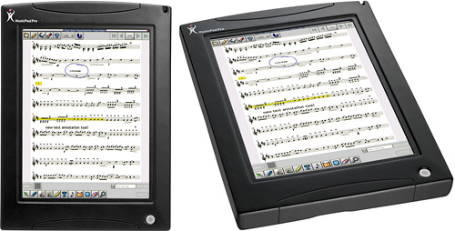 musicpad pro tablet for bleeding edge musicians ohgizmo tablet sheet music