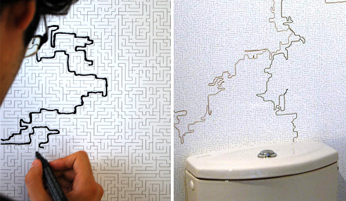 Wallpaper Games - Labyrinthe (Image courtesy 5.5 Designers)