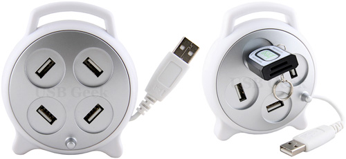 Whirl 4 Port USB Hub (Images courtesy USBGEEK)